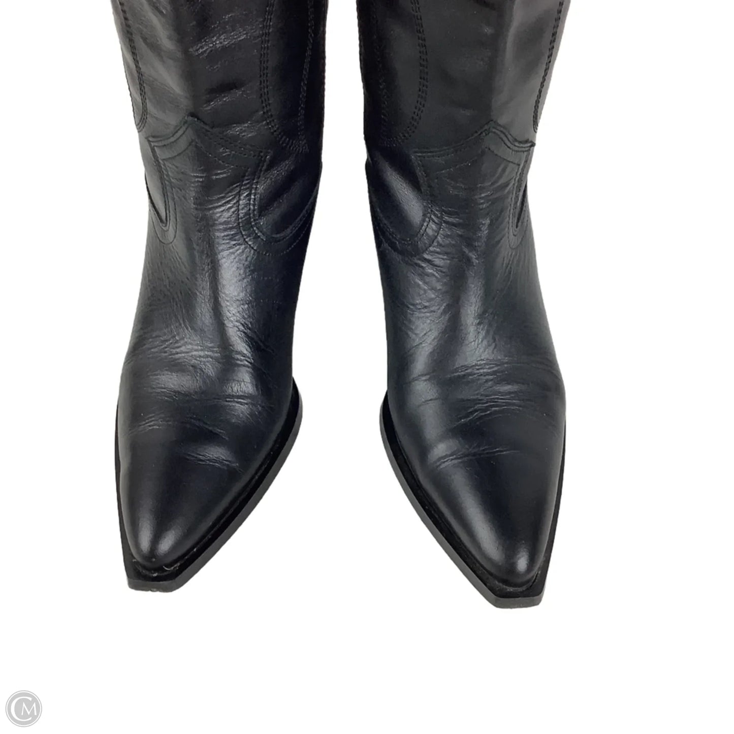 Boots Western By Zara In Black, Size: 38