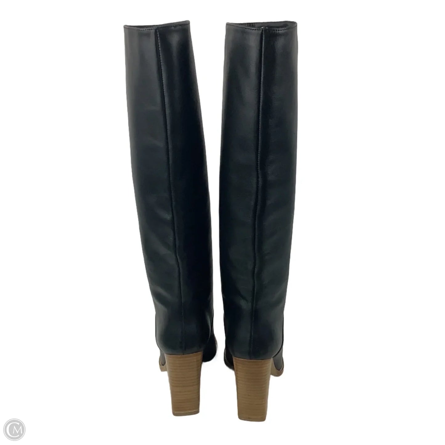 Boots Knee Heels By Banana Republic In Black, Size: 7