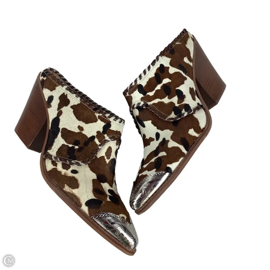 Boots Ankle Heels By Dolce Vita In Brown, Size: 10