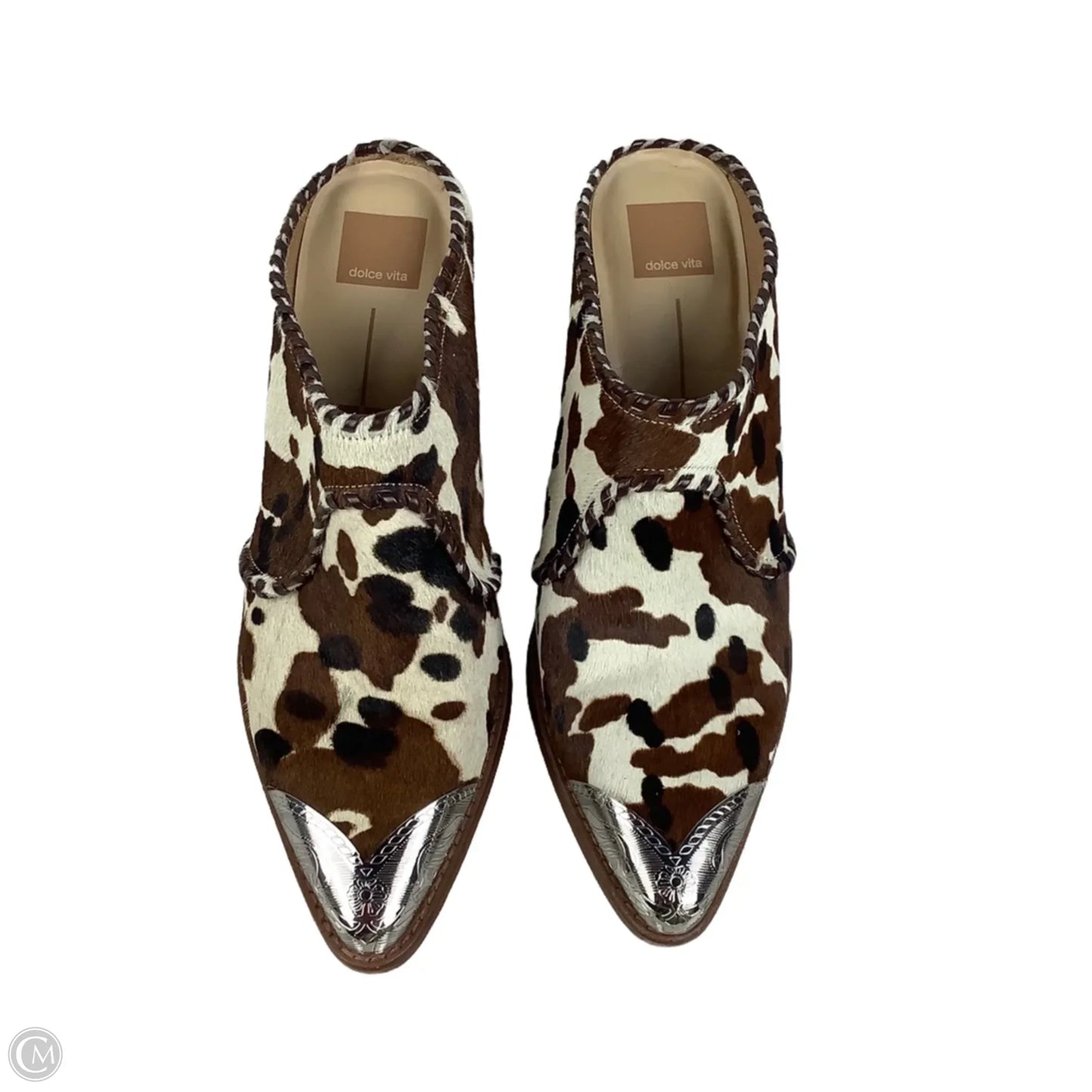 Boots Ankle Heels By Dolce Vita In Brown, Size: 10