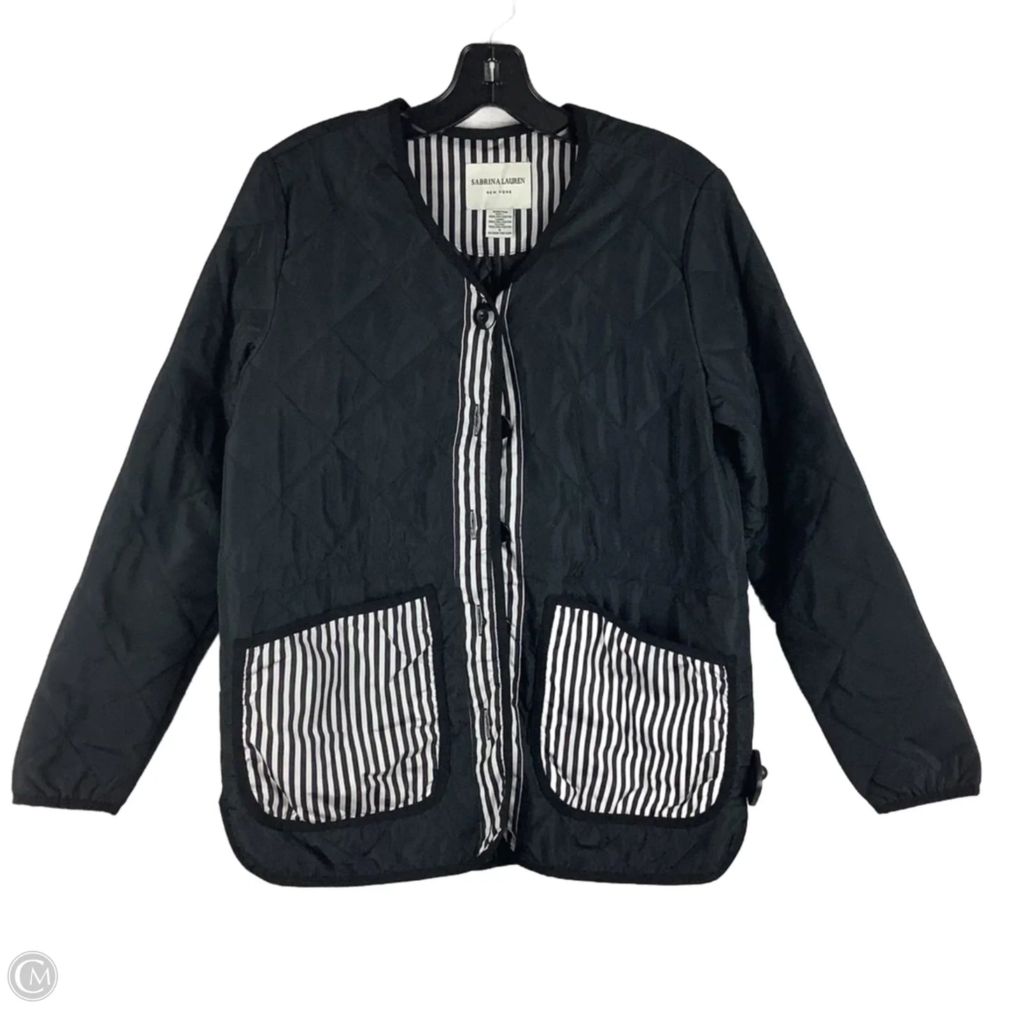 Coat Puffer & Quilted By Cmc In Black, Size: S