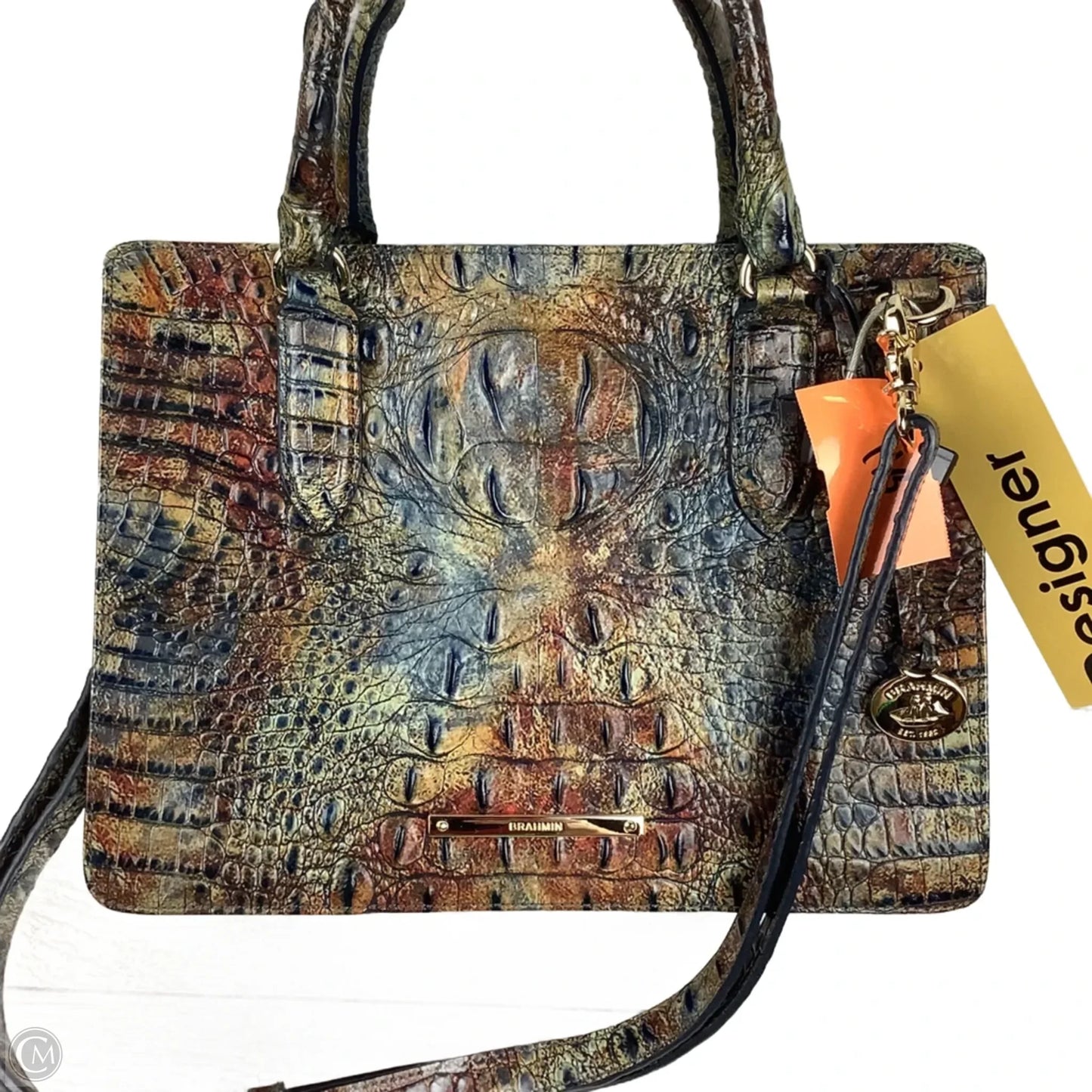 Crossbody Designer By Brahmin, Size: Medium