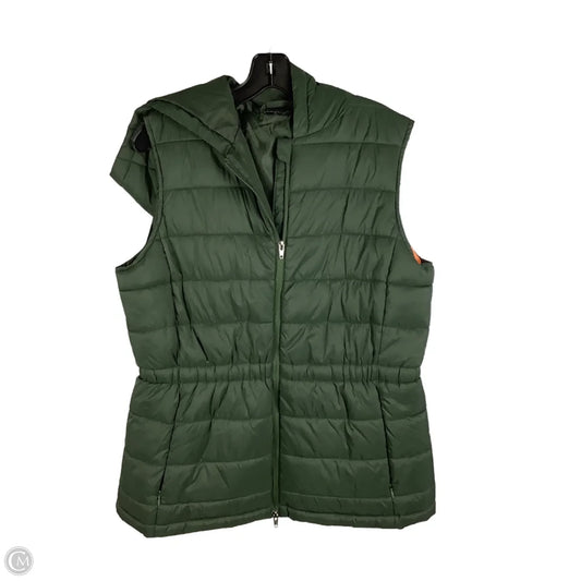 Vest Puffer & Quilted By Clothes Mentor In Green, Size: L