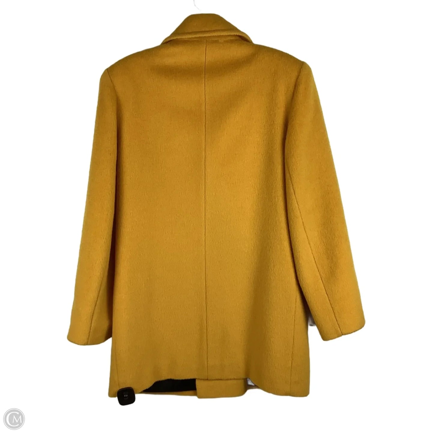 Coat Wool Blend By Cmc In Yellow, Size: 10