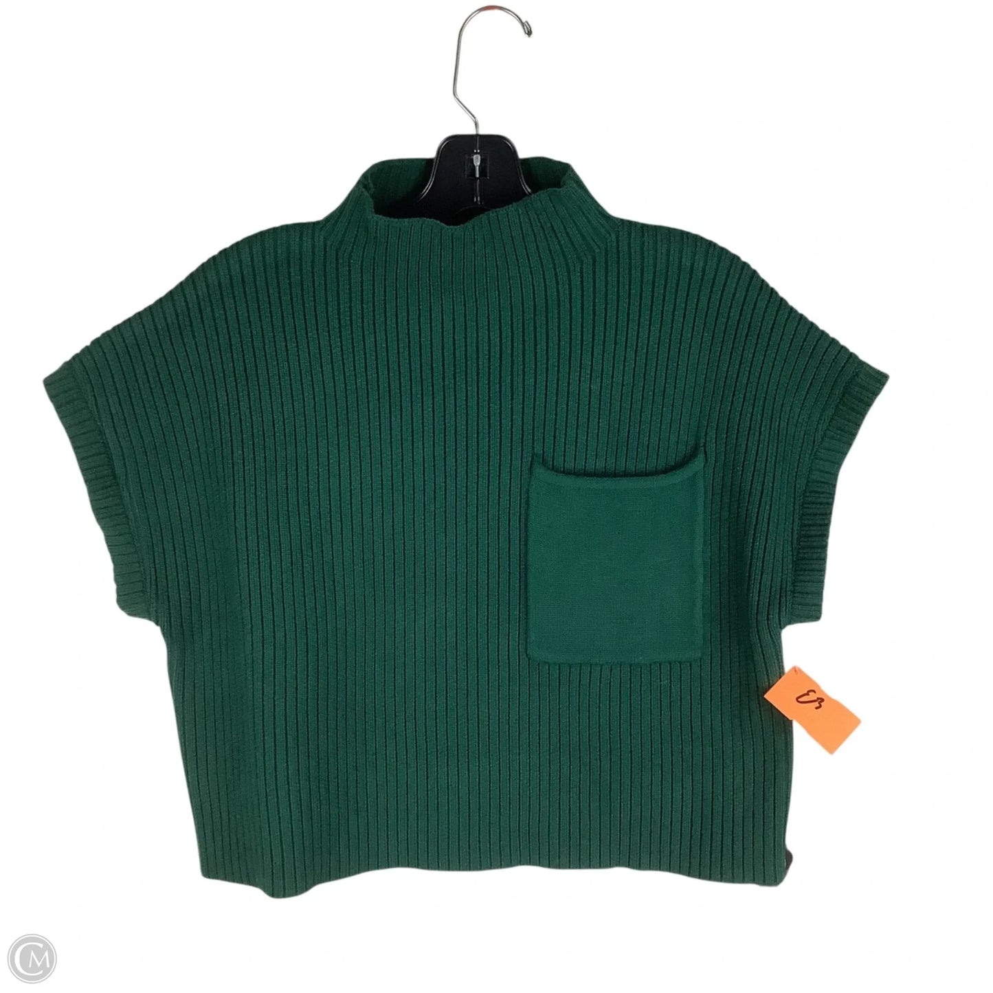 Sweater Short Sleeve By Entro In Green, Size: S