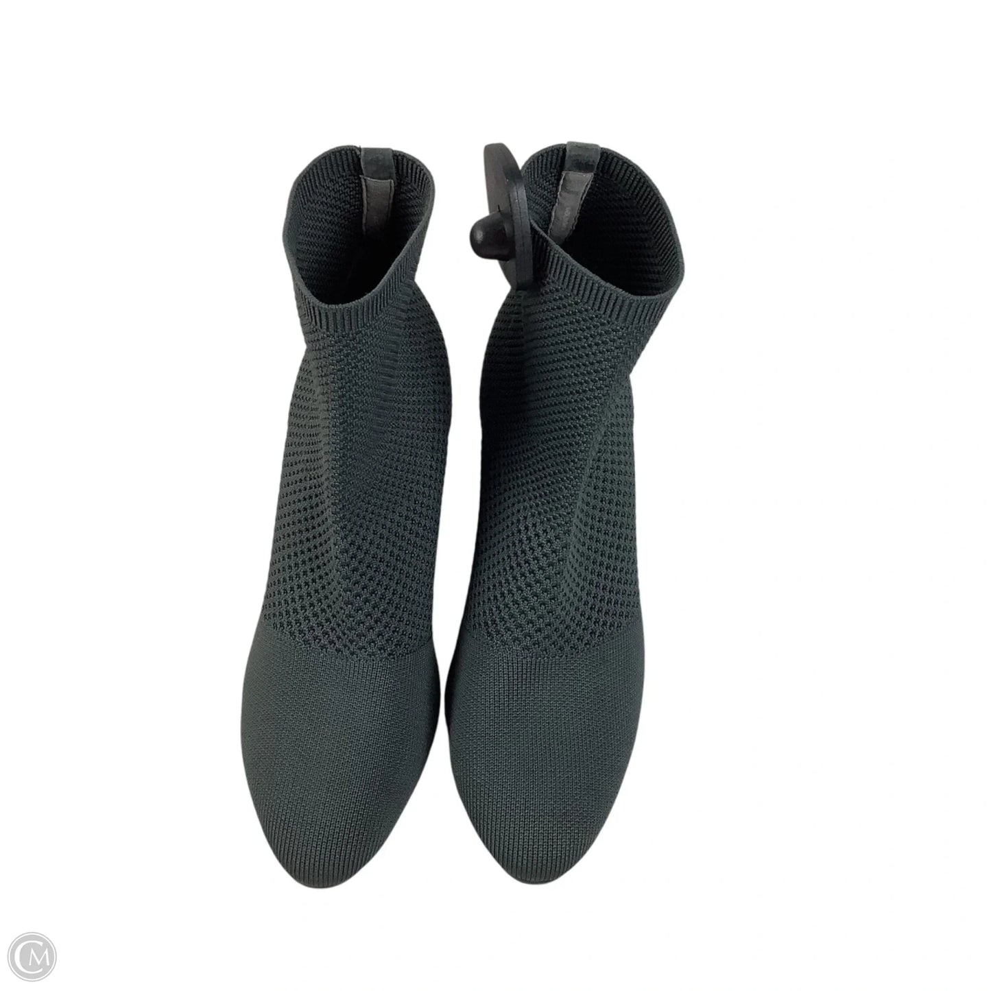 Boots Ankle Heels By Eileen Fisher In Grey, Size: 7.5