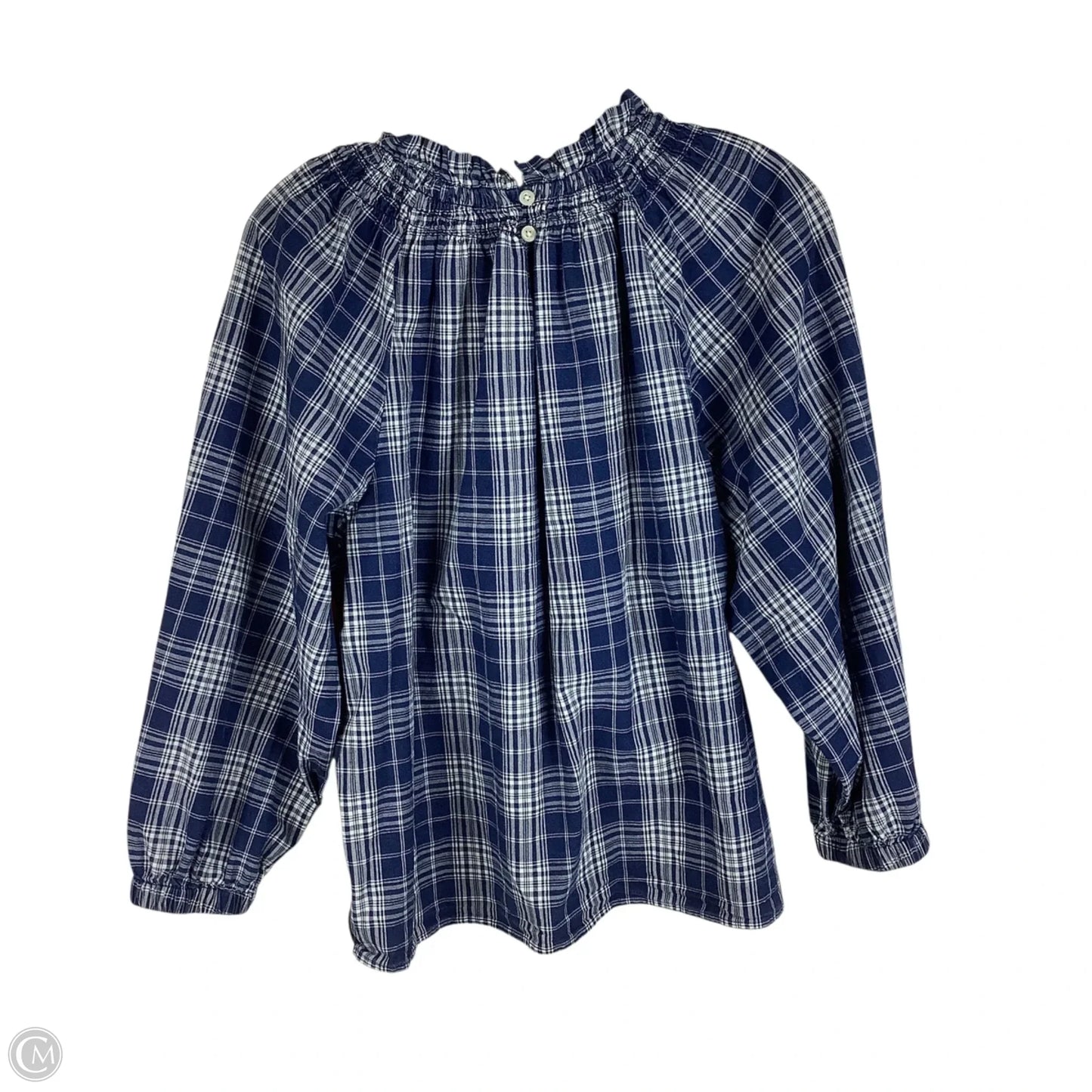 Top Long Sleeve By J. Crew In Blue, Size: L