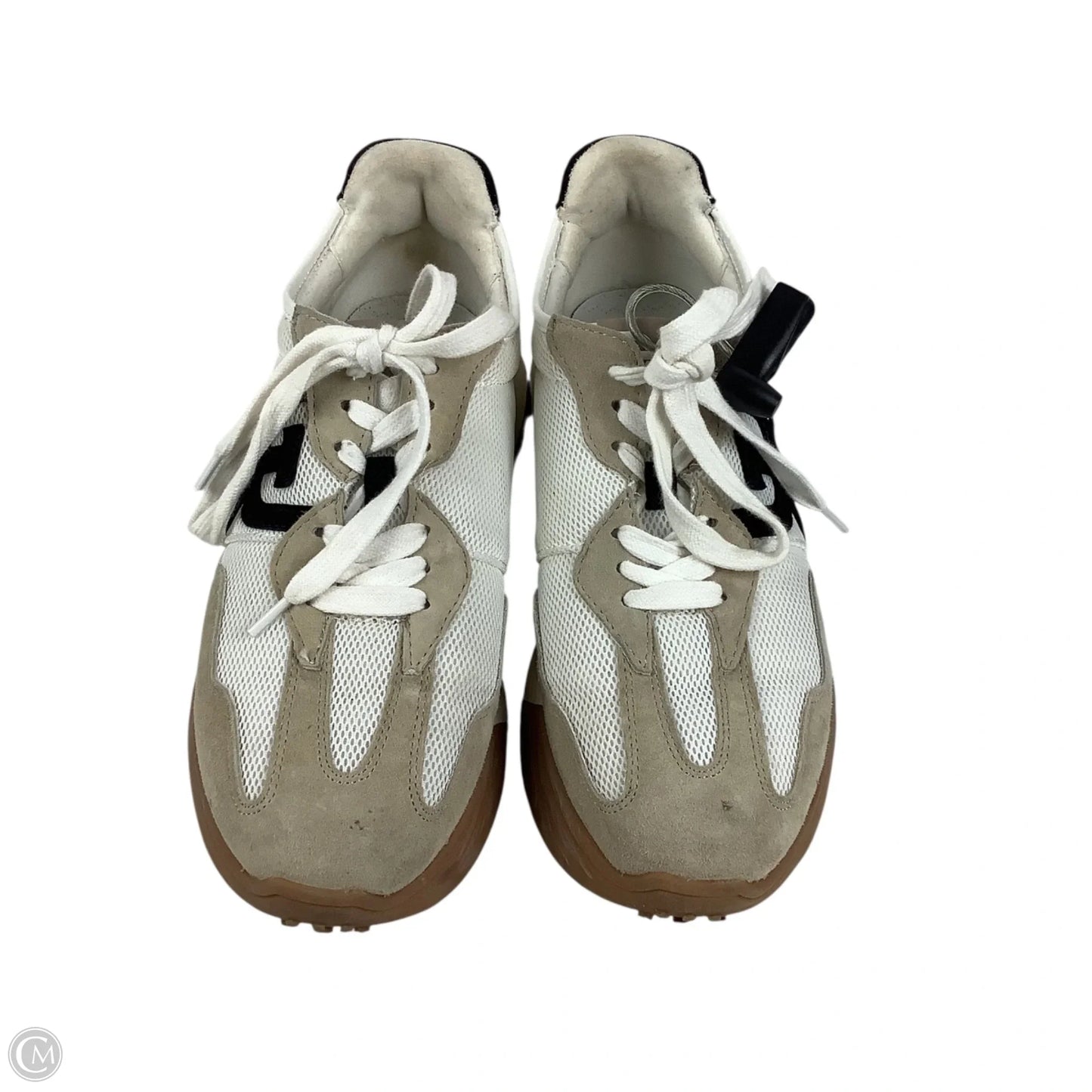 Shoes Athletic By Sam Edelman In Tan & White, Size: 8.5