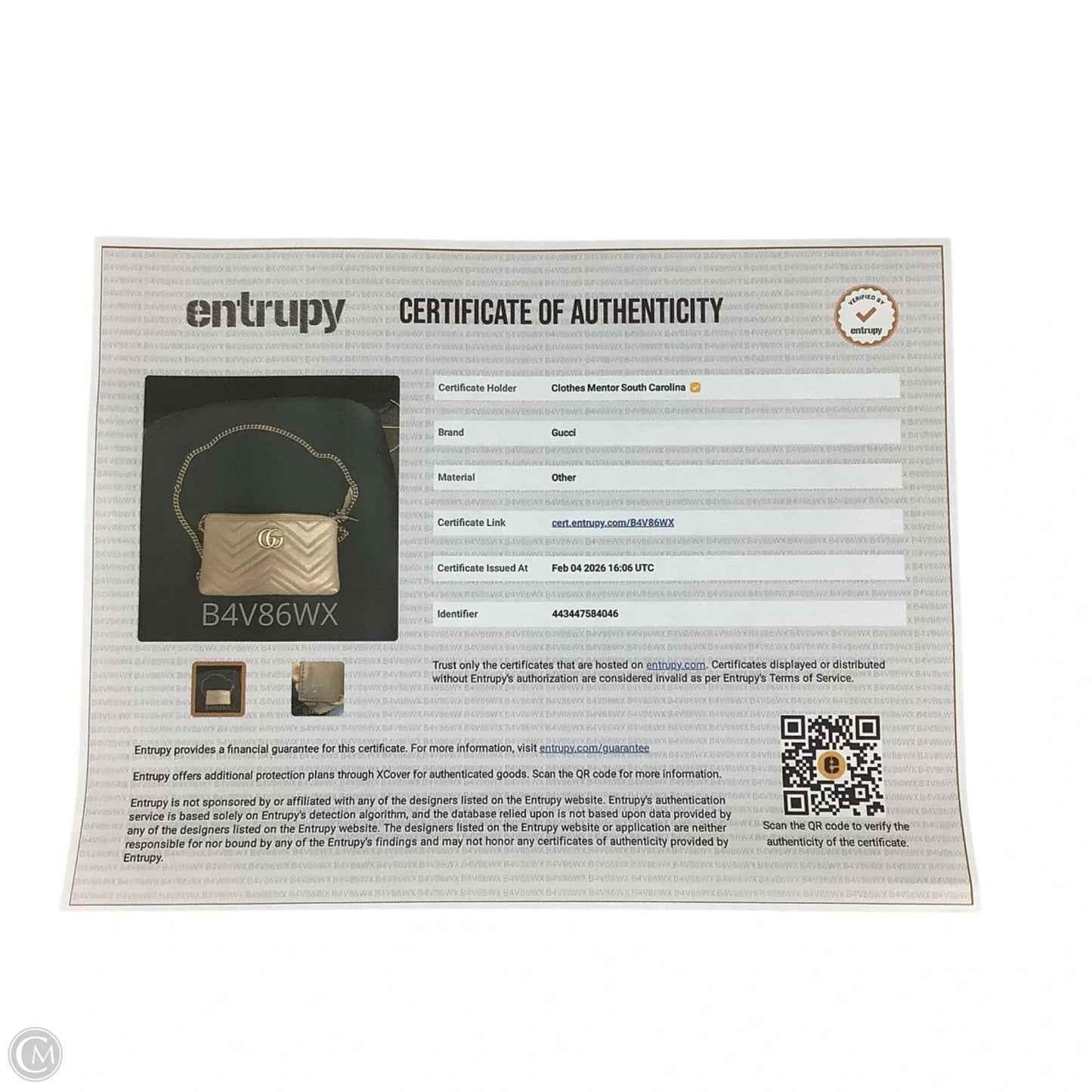 Crossbody Luxury Designer By Gucci, Size: Medium