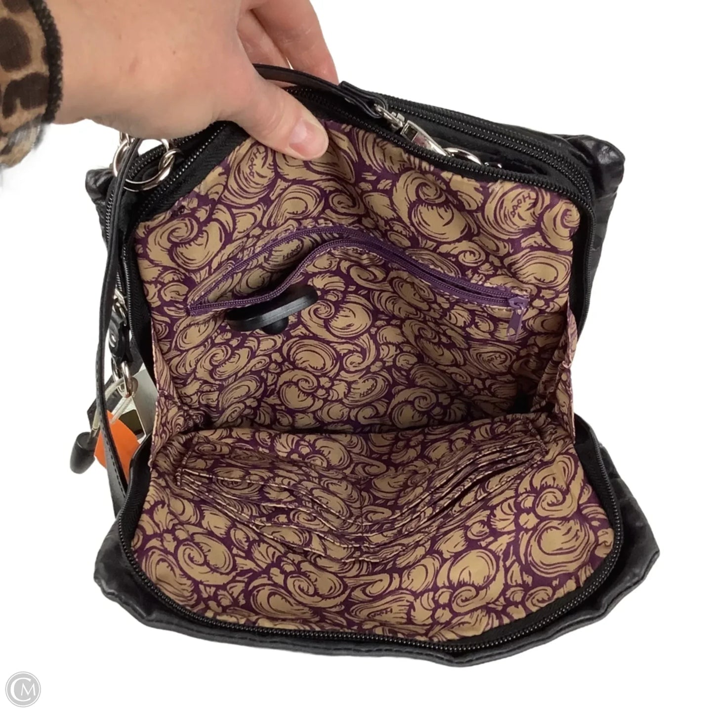 Crossbody Leather By Hobo Intl, Size: Medium