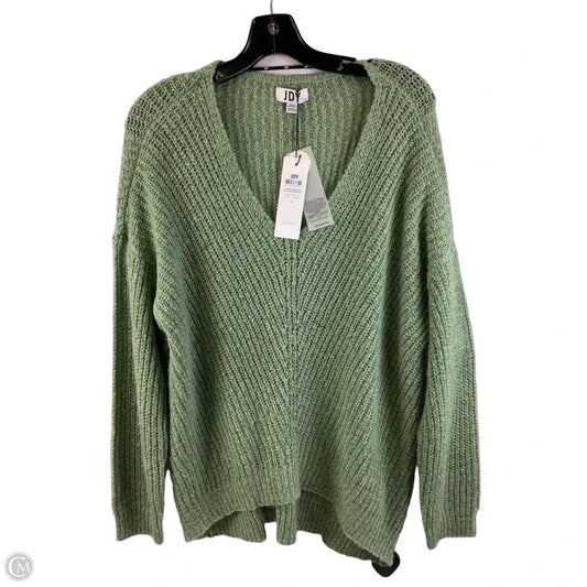 Sweater By Clothes Mentor In Green, Size: L