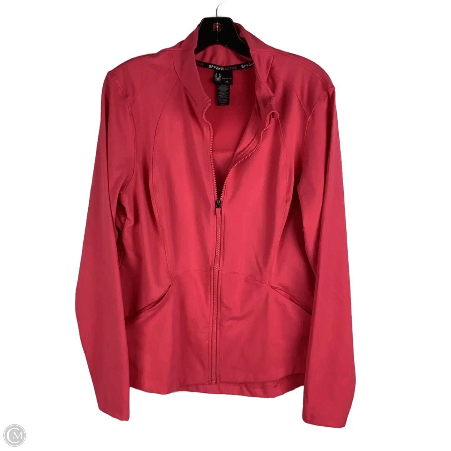 Athletic Jacket By Spyder In Pink, Size: Xl