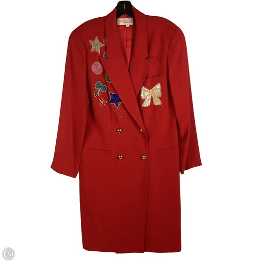 Dress Party Midi By Cmb In Red, Size: 12