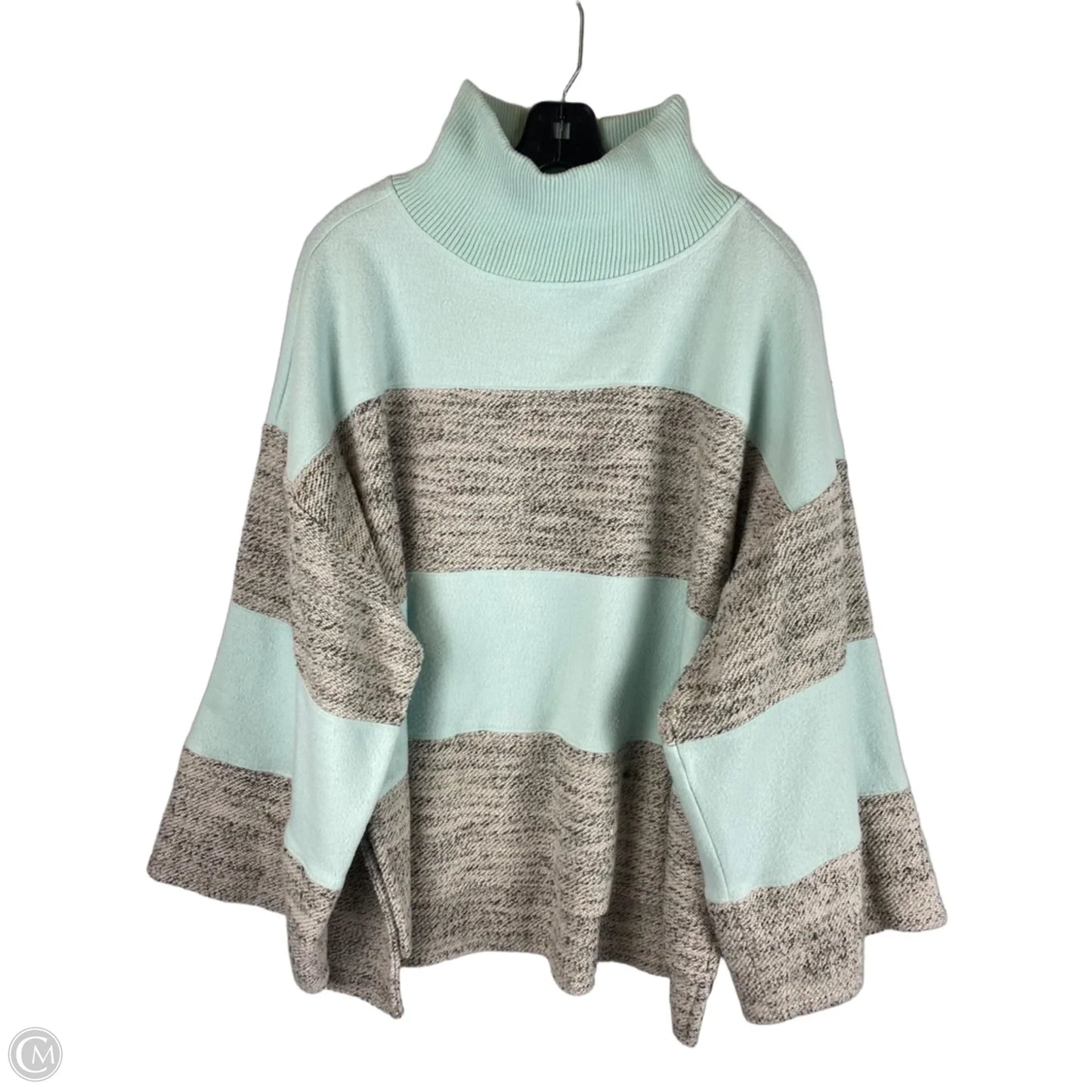 Sweater By Daily Practice By Anthropologie In Blue & Grey, Size: Xl