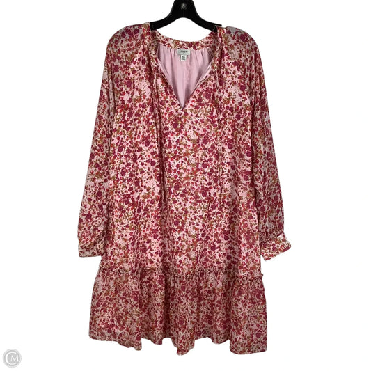 Dress Party Midi By J. Crew In Floral Print, Size: Xxl