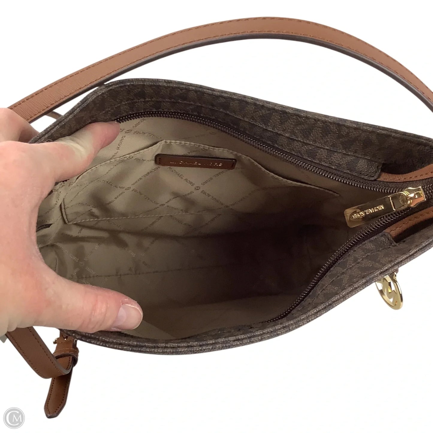 Crossbody Designer By Michael Kors, Size: Medium