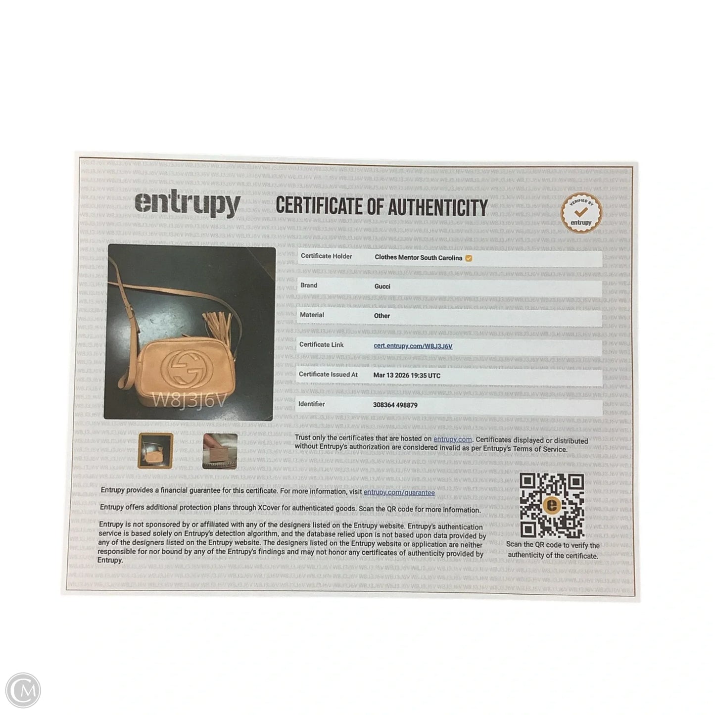 Crossbody Luxury Designer By Gucci, Size: Medium