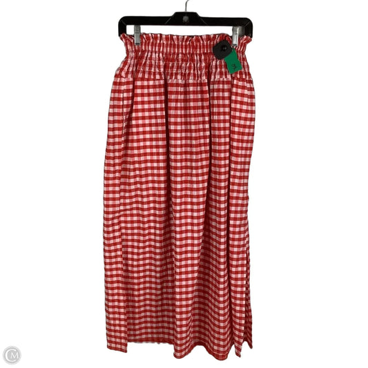 Skirt Maxi By Universal Thread In Red & White, Size: Xs