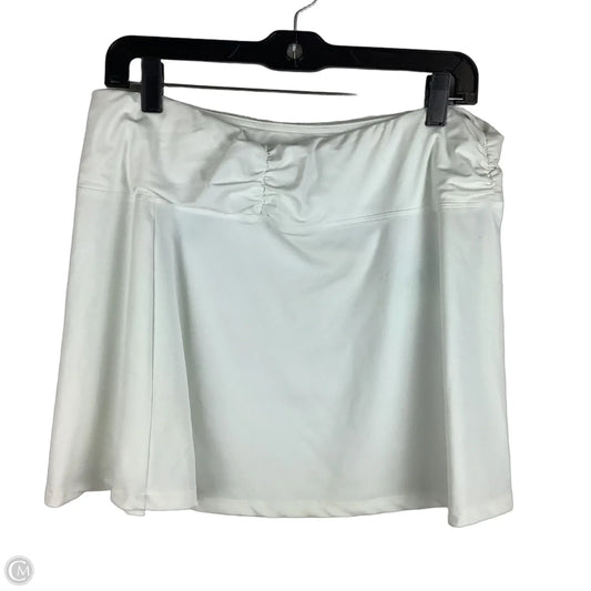 Swimsuit Bottom/ cover up By Balance Collection In White, Size: Xl