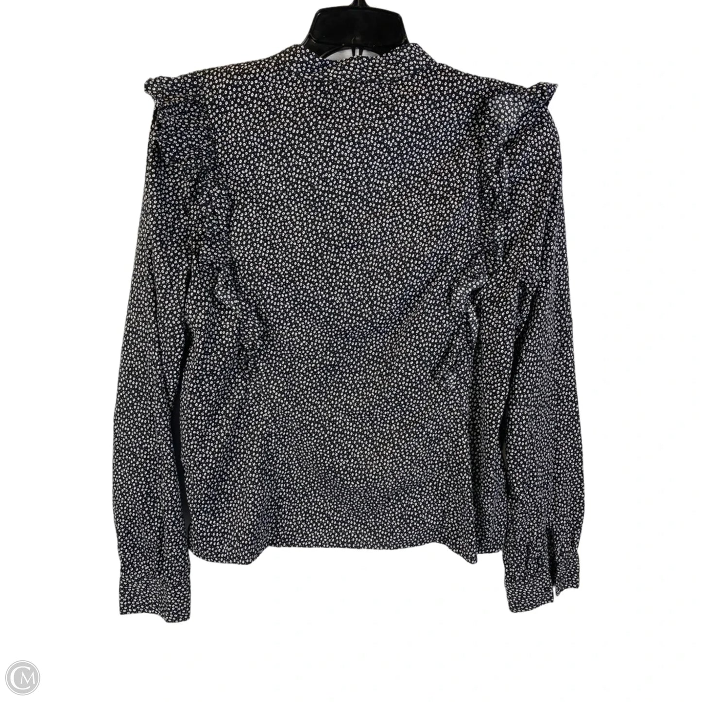 Top Long Sleeve By H&m In Black, Size: 12