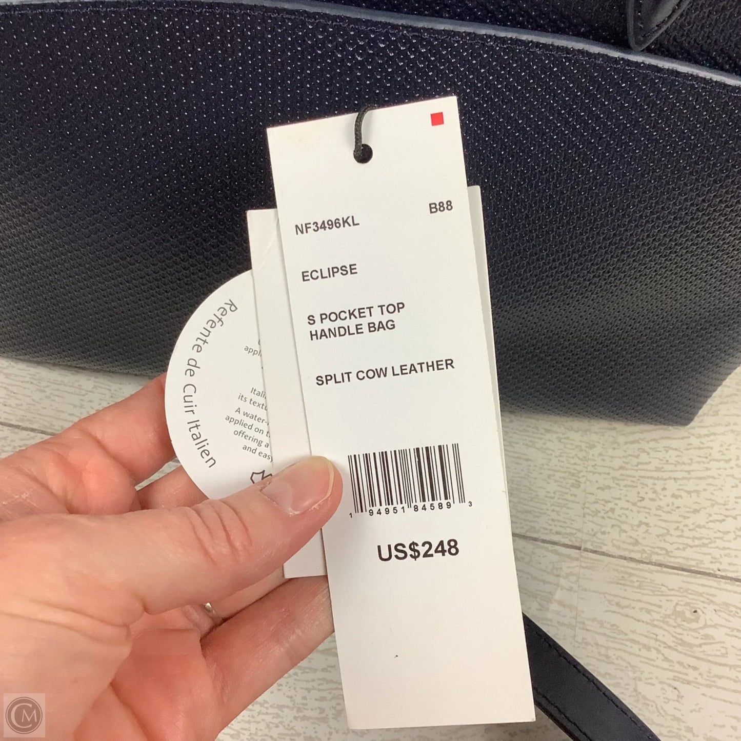 Crossbody Leather By Lacoste, Size: Medium