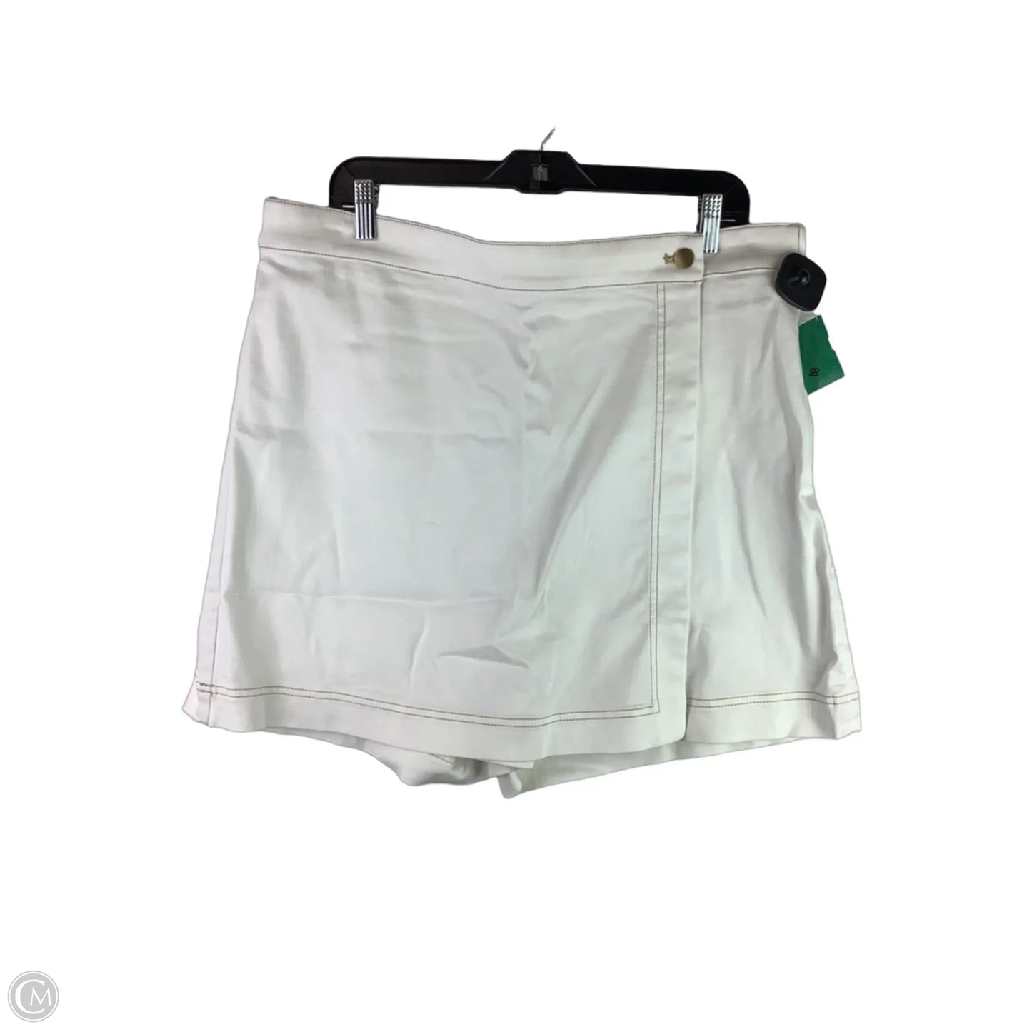 Skort By Talbots In White, Size: 16