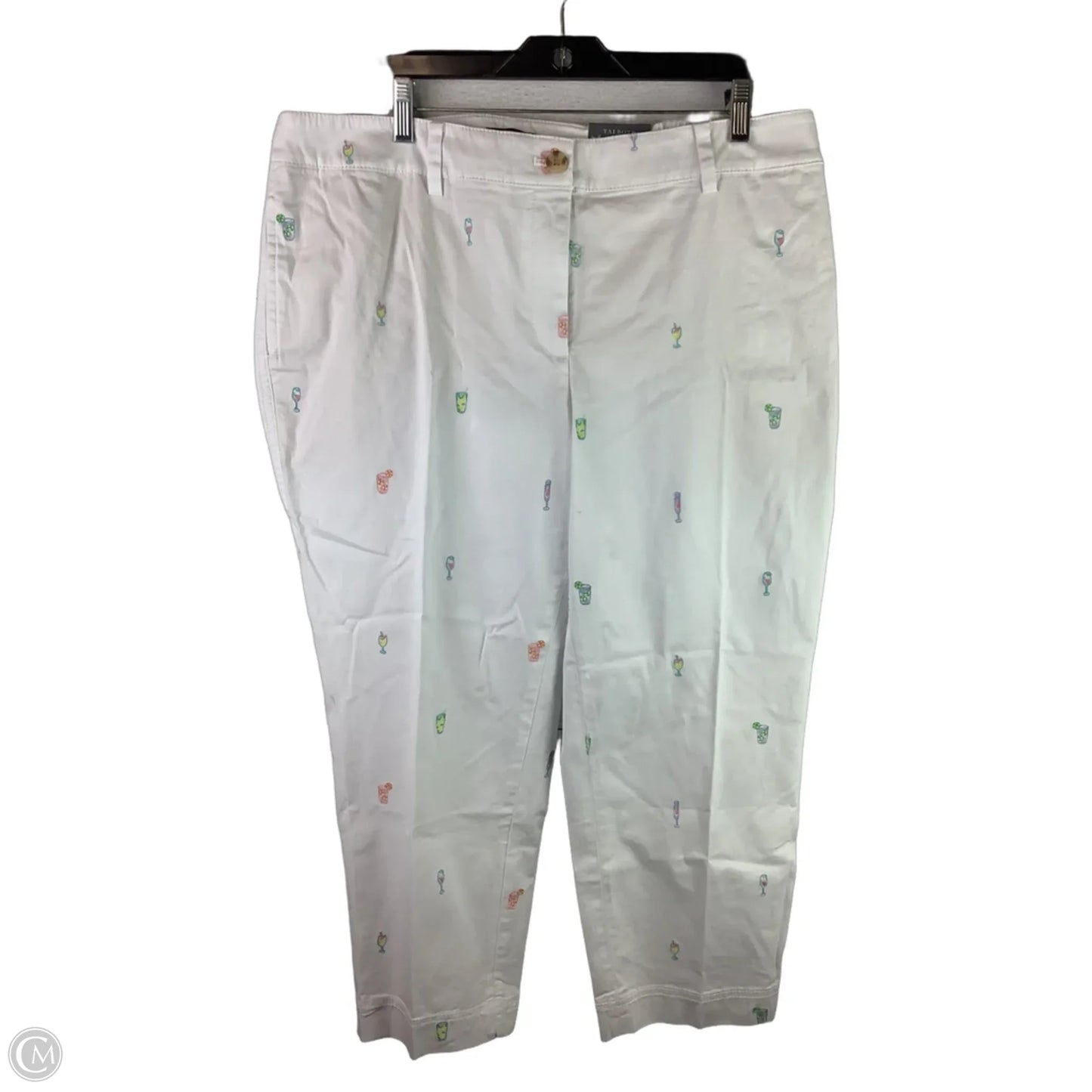 Pants Cropped By Talbots In White, Size: 14p