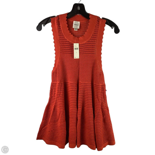 Top Sleeveless By Maeve In Orange, Size: M
