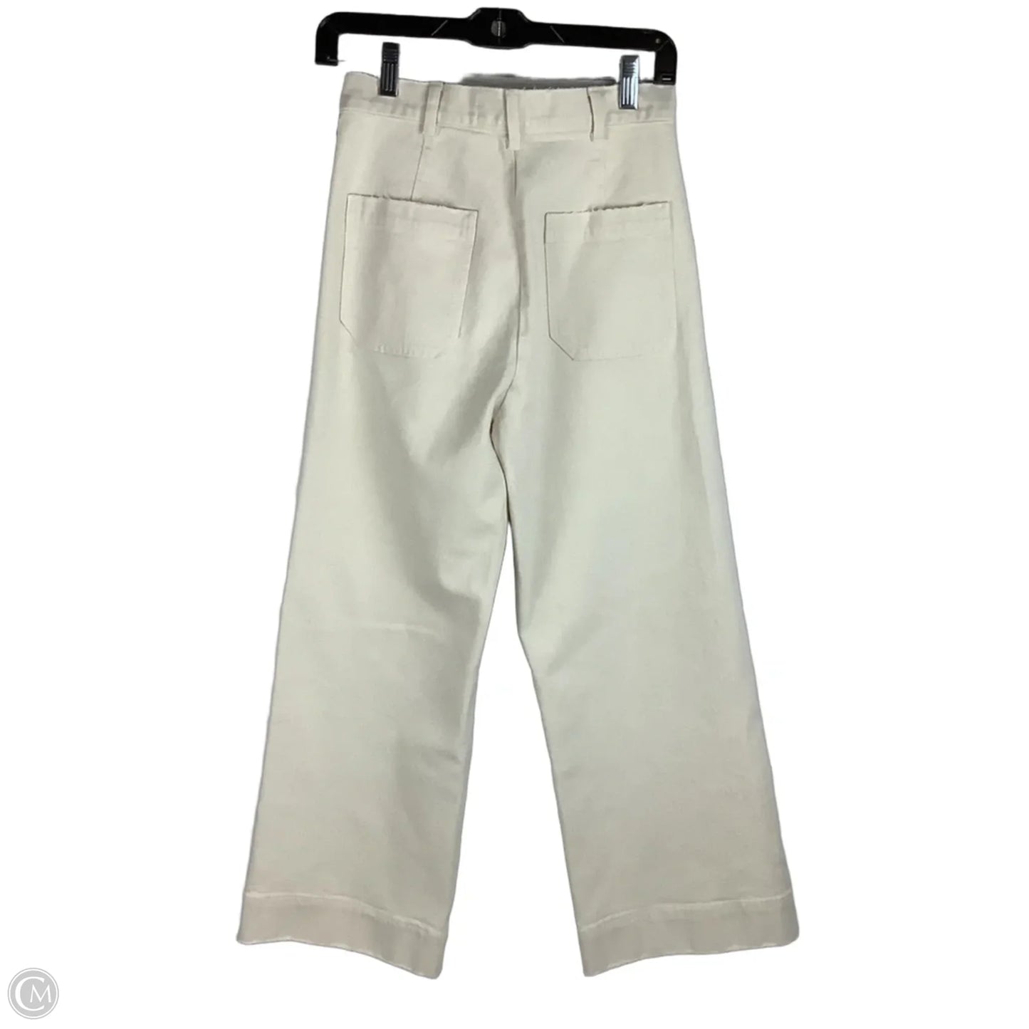 Pants Wide Leg By The Great. In Cream, Size: 4 (26)