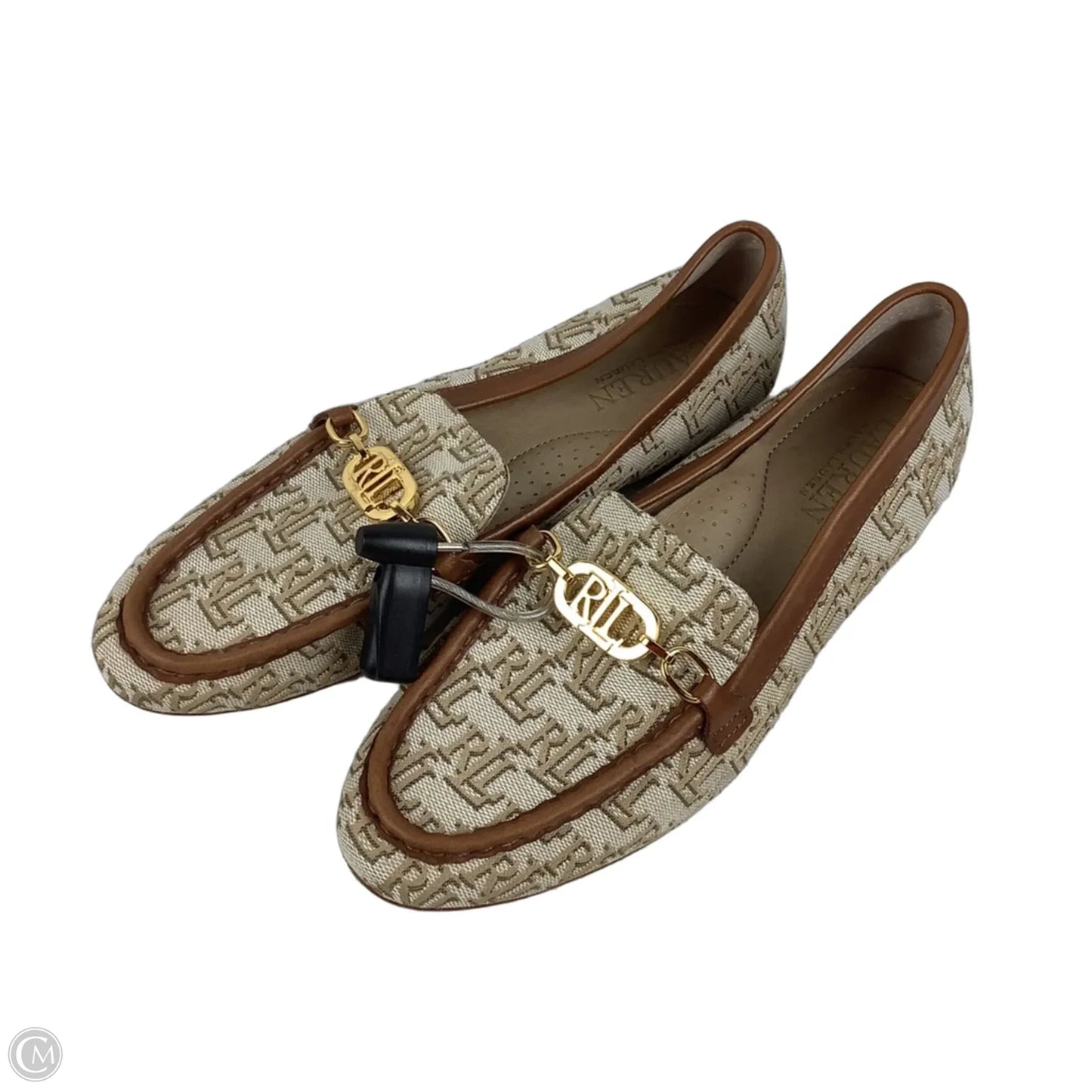 Shoes Flats By Lauren By Ralph Lauren In Cream, Size: 6