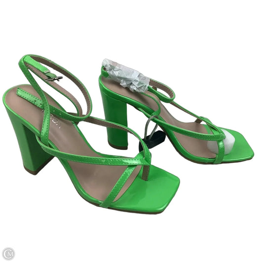 Shoes Heels Stiletto By Top Moda In Green, Size: 6.5