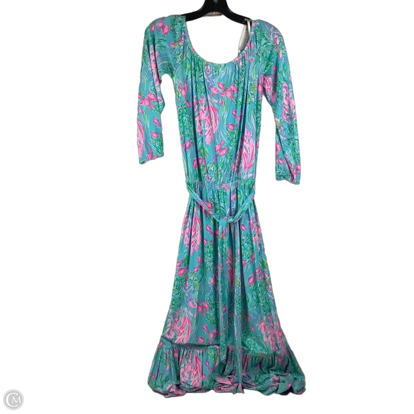 Dress Designer By Lilly Pulitzer In Aqua, Size: Xs