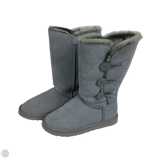 Boots Designer By Ugg In Grey, Size: 8