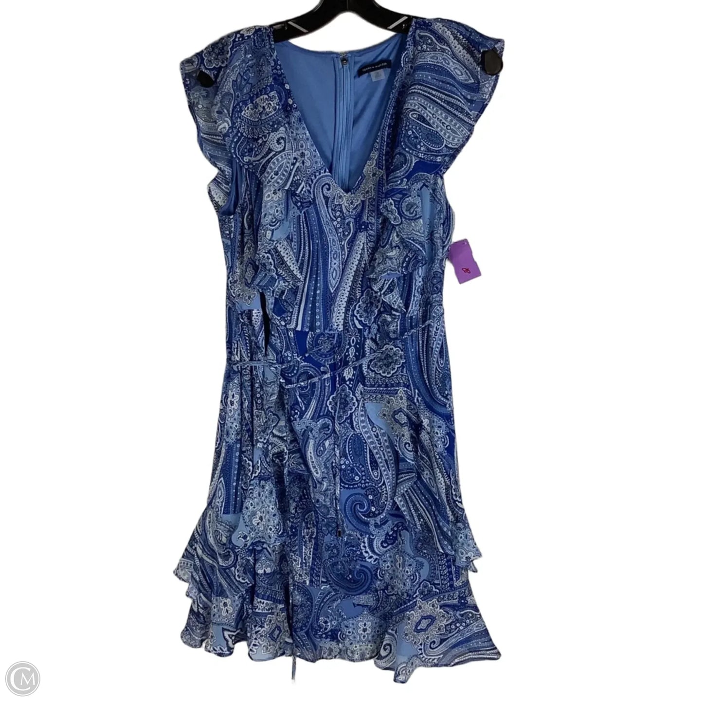 Dress Work By Tommy Hilfiger In Paisley Print, Size: 14