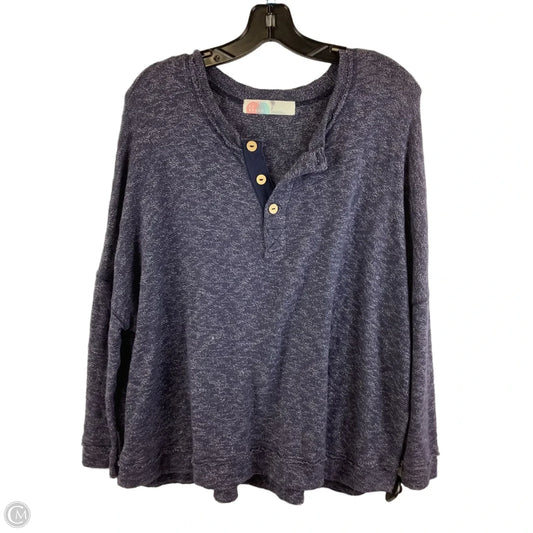 Top Long Sleeve Free People In Navy, Size: Sp