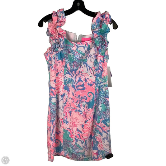 Dress Designer By Lilly Pulitzer In Blue & Pink, Size: 4