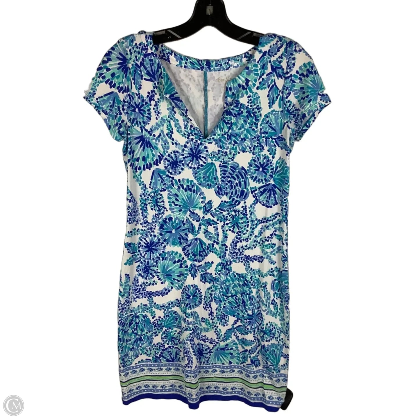 Dress Designer By Lilly Pulitzer In Blue & White, Size: Xs