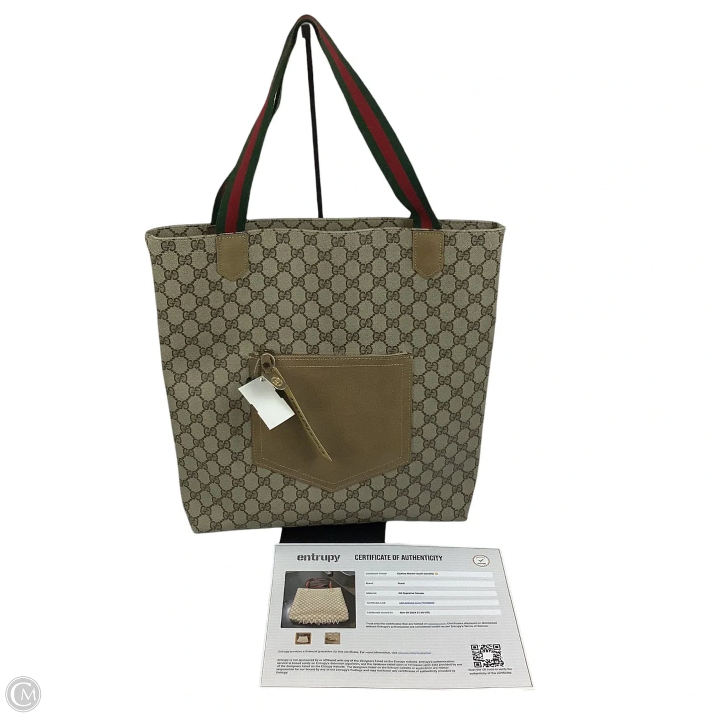Tote Luxury Designer By Gucci, Size: Large