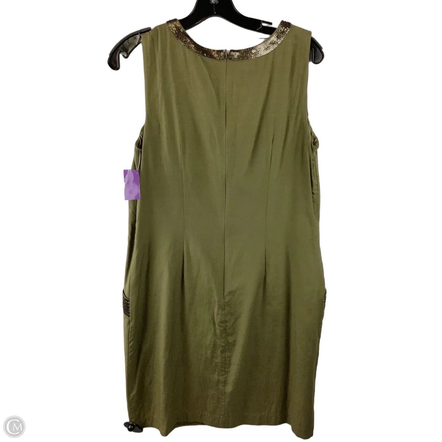 Dress Work By Loft In Green, Size: 10