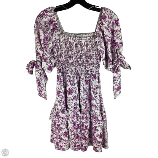 Dress Party Short By White Birch In Purple, Size: S
