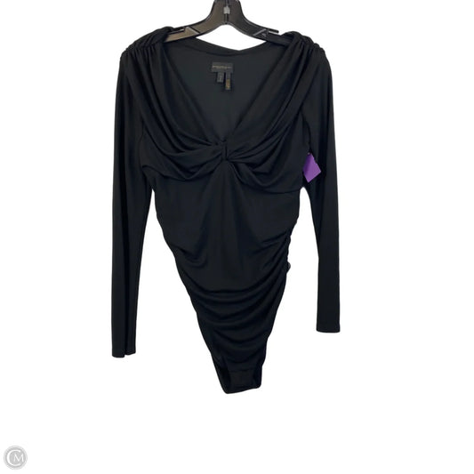 Bodysuit By Donna Karan In Black, Size: M