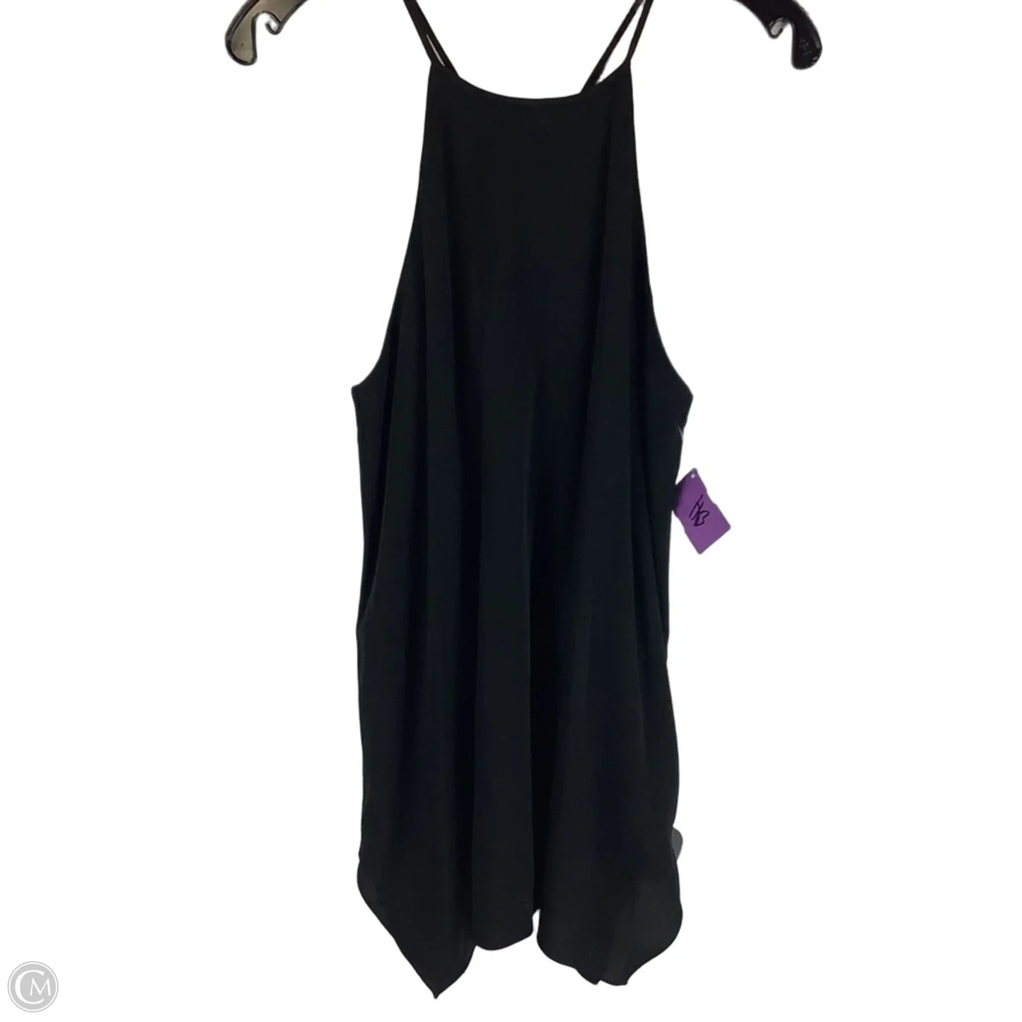 Top Sleeveless Designer By Halston In Black, Size: S