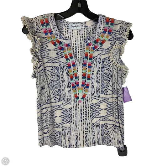 Top Short Sleeve By Cmc In Multi-colored, Size: Xs
