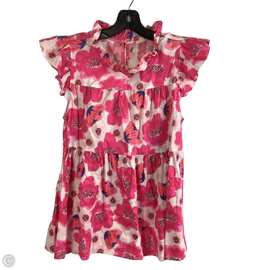 Top Short Sleeve By Jodifl In Pink, Size: S