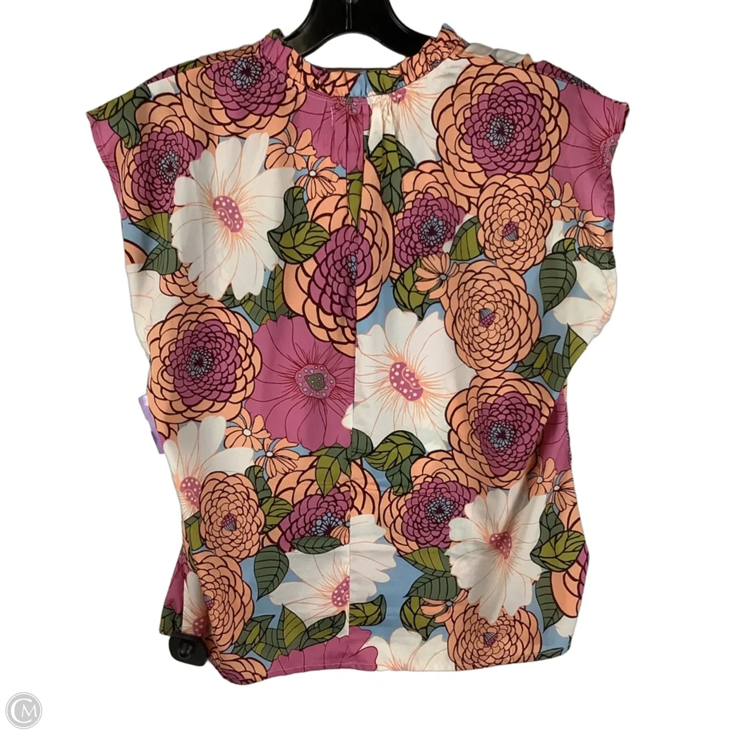 Top Short Sleeve By Thml In Floral Print, Size: S