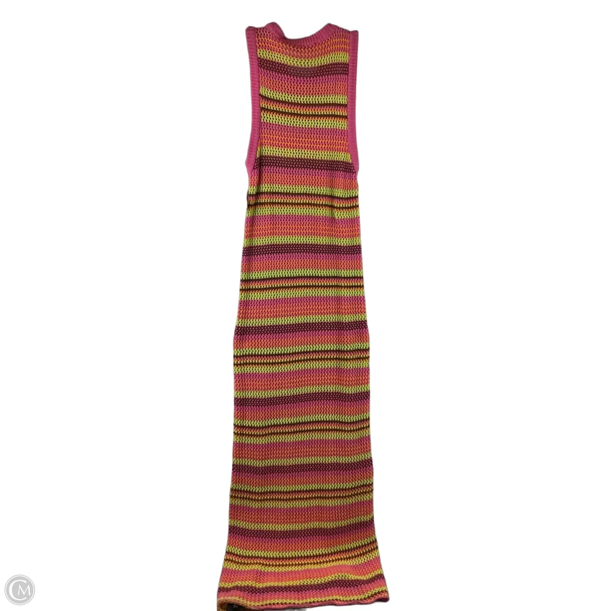 Dress Casual Maxi By Zara In Multi-colored, Size: M