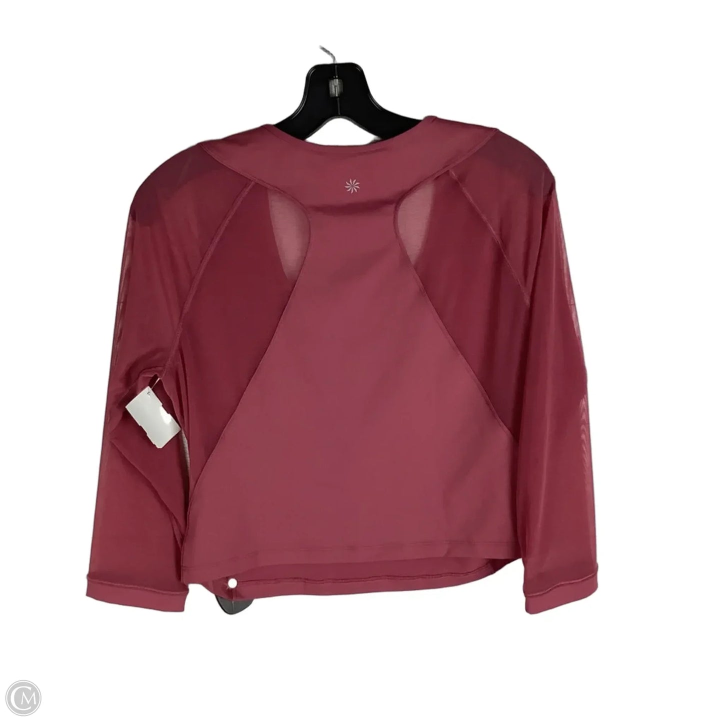 Athletic Top Long Sleeve Crewneck By Athleta In Pink, Size: L