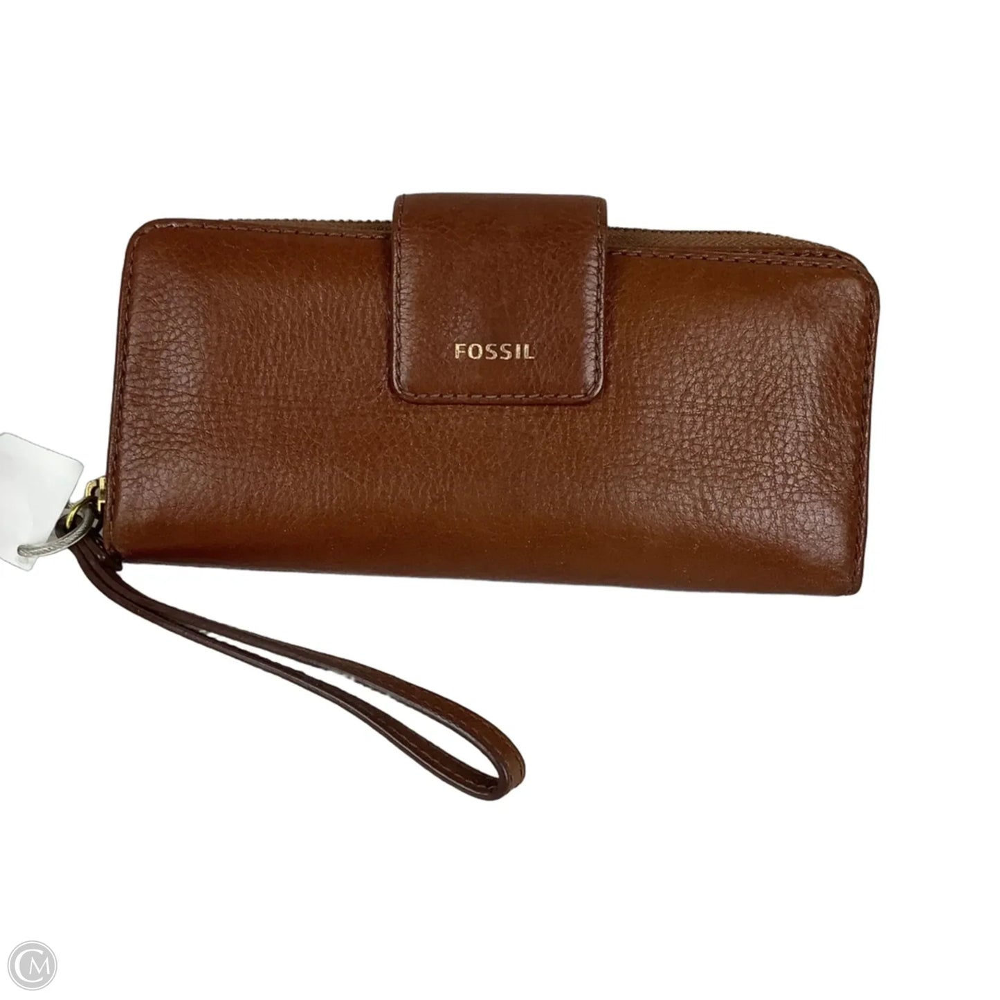 Wallet Leather By Fossil, Size: Large