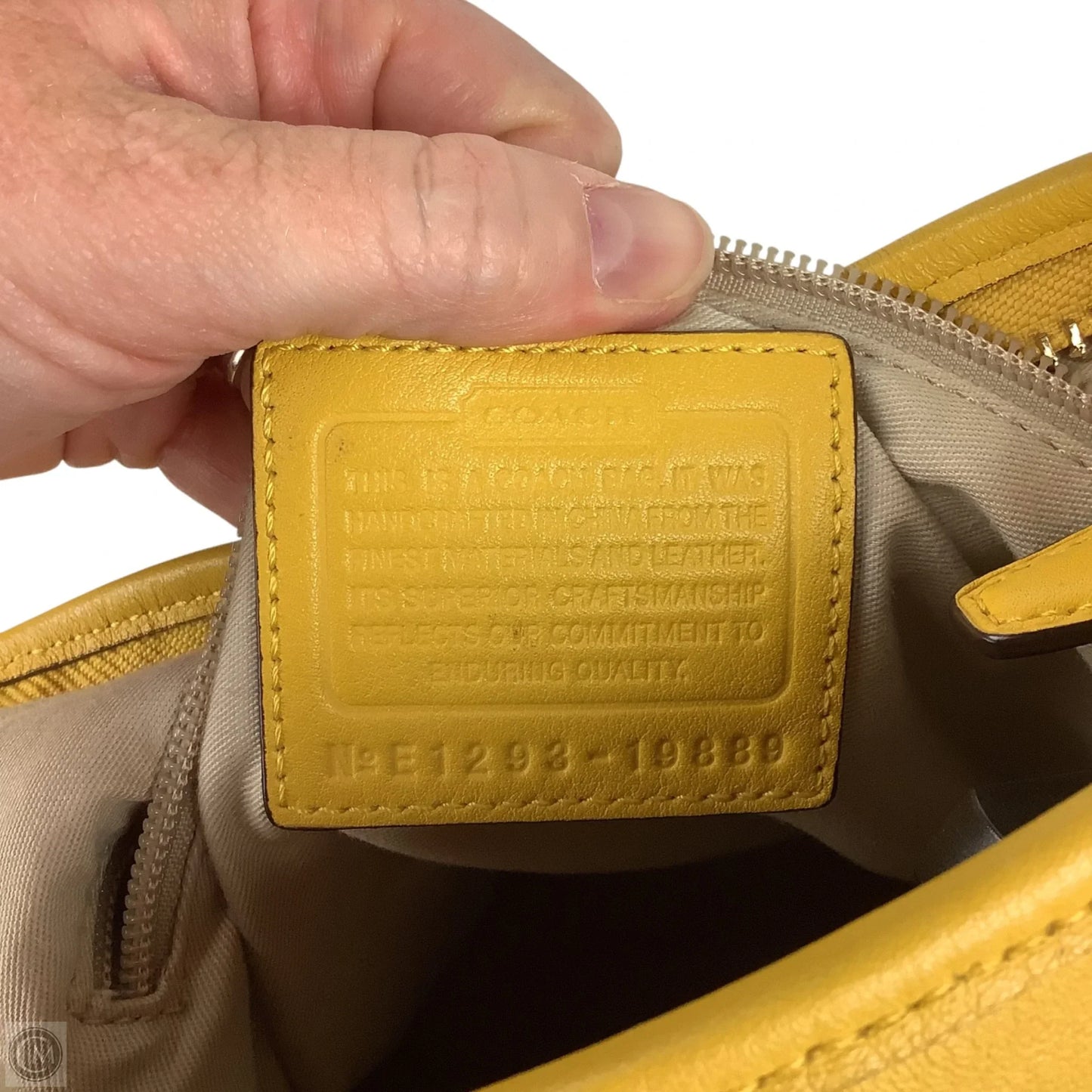 Handbag Designer By Coach, Size: Medium