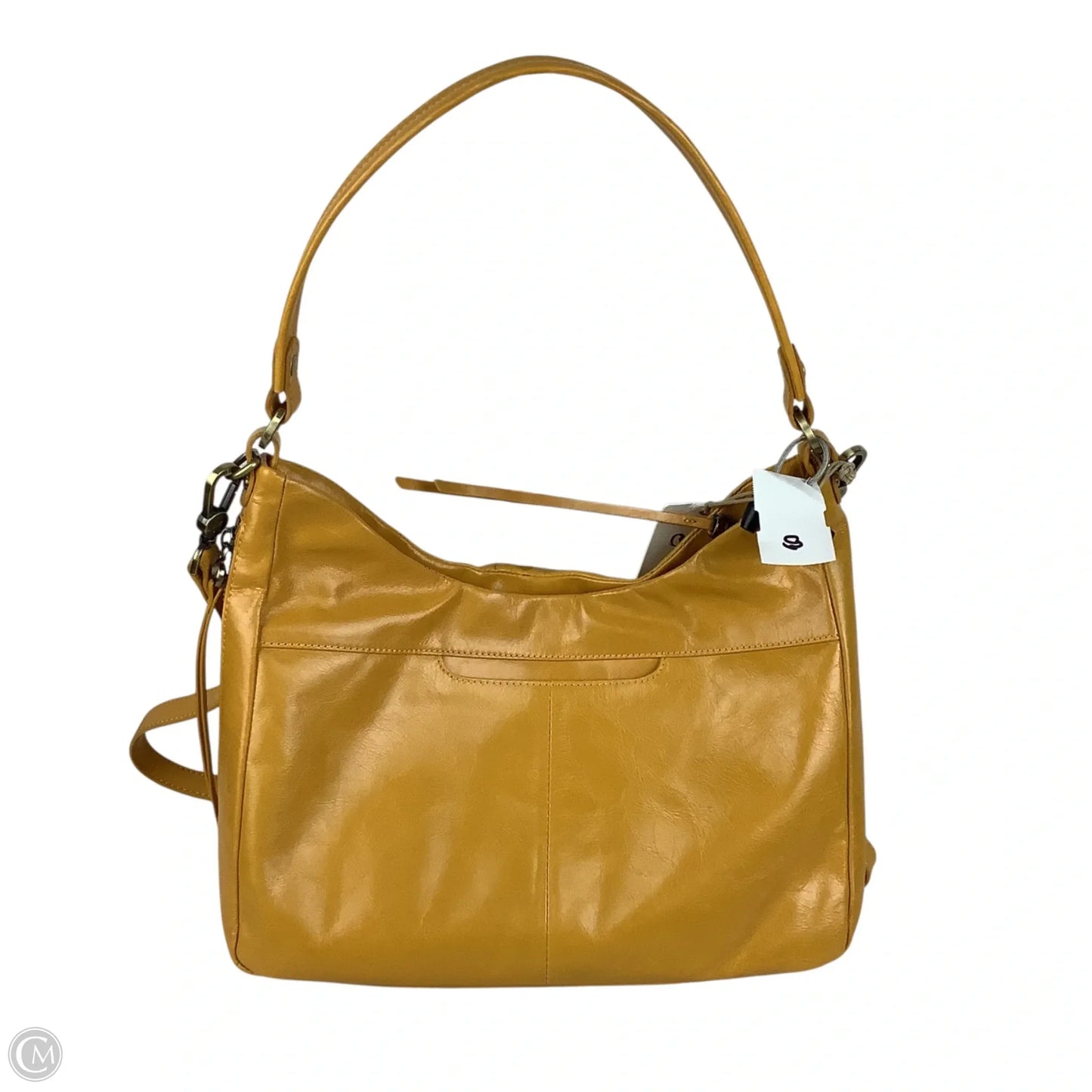 Handbag Leather By Hobo Intl, Size: Medium
